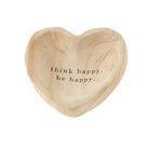 Mud Pie Think Happy Be Happy Trinket Tray - Eden Lifestyle