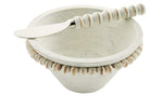 Mud Pie, Home - Serving,  Mud Pie - White Beaded Bowl Set