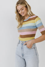 Multi Color Stripe Sweater - Eden Lifestyle