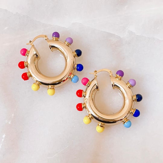 Multicolor Hoops - Eden Lifestyle