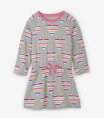 Hatley, Girl - Dresses,  Hatley - Multi color Hearts Drop Waist Dress