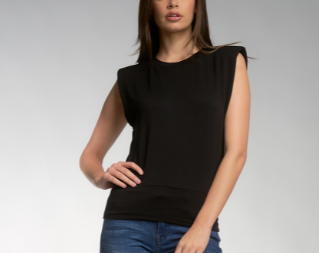 Black Muscle Tee - Eden Lifestyle