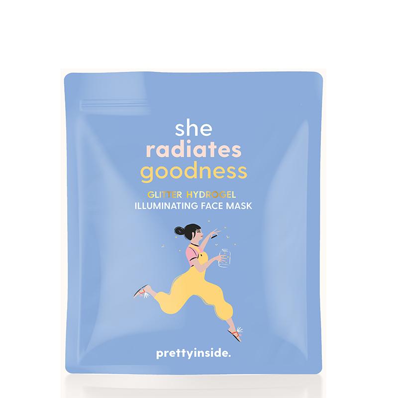 Musee, Gifts - Beauty & Wellness,  She Radiates Goodness Gold Hydrogel Illuminating Face Mask