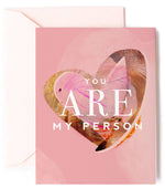 You're My Person - Love Card, Anniversary Card, Valentine's - Eden Lifestyle