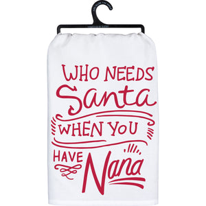 Who needs Santa when you have a Nana Towel - Eden Lifestyle