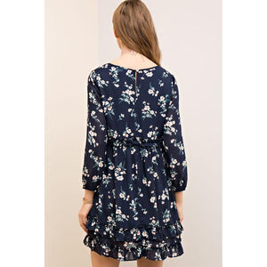 Eden Lifestyle, Women - Dresses,  Navy Floral Dress