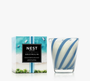 NEST New York x Gray Malin Ocean Mist & Sea Salt Classic Candle - Eden Lifestyle