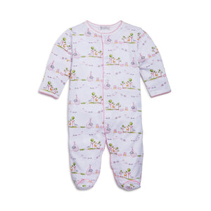 Kissy Kissy, Baby Girl Apparel - One-Pieces,  Noah's Print Footie