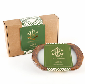 LUX Noble Fir 3 Wick Dough Bowl Gift Boxed Candle - Eden Lifestyle