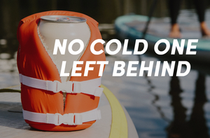 Puffin Coolers Flag Red Beverage Life Vest - Eden Lifestyle