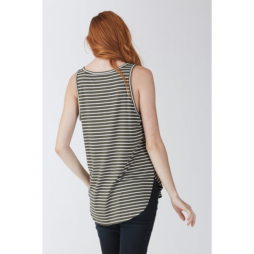 Eden Lifestyle, ,  Rebecca Olive Stripe Tank