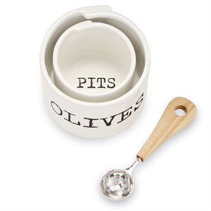 Mud Pie, Home - Serving,  Olive and Pits Bowl Set