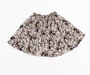 Olivia Leigh, Girl - Skirts,  Olivia Leigh Emily - Grey Floral Skirt