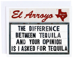 Tequila Opinion Card - Eden Lifestyle