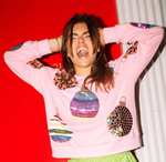 Pink Ornament Sweatshirt - Eden Lifestyle