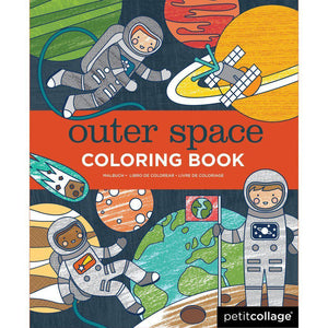 Petitcollage, Gifts - Kids Misc,  Outer Space Coloring Book