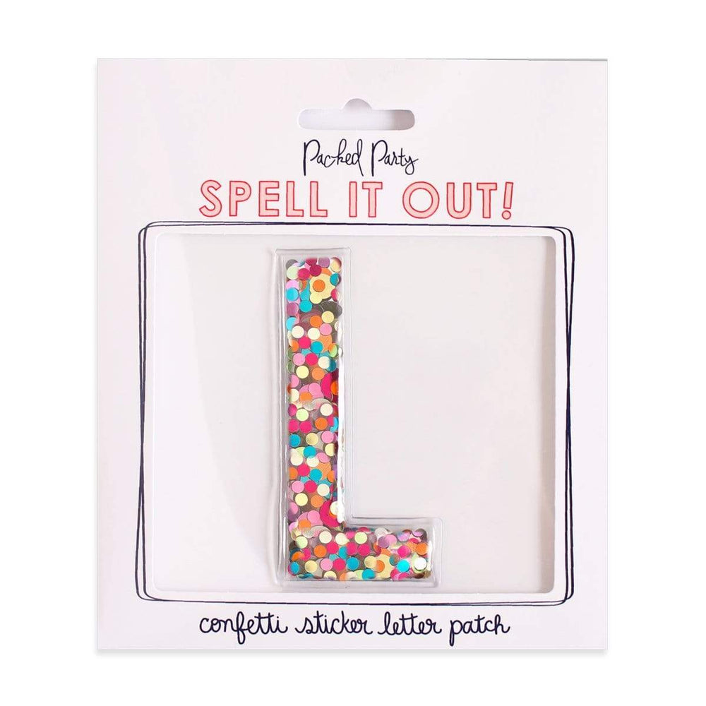 STICK TO IT CONFETTI LETTER - Eden Lifestyle
