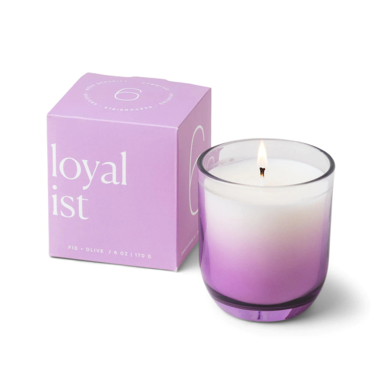 Paddywax Enneagram #6 Loyalist 6 oz Candle - Fig + Olive - Eden Lifestyle