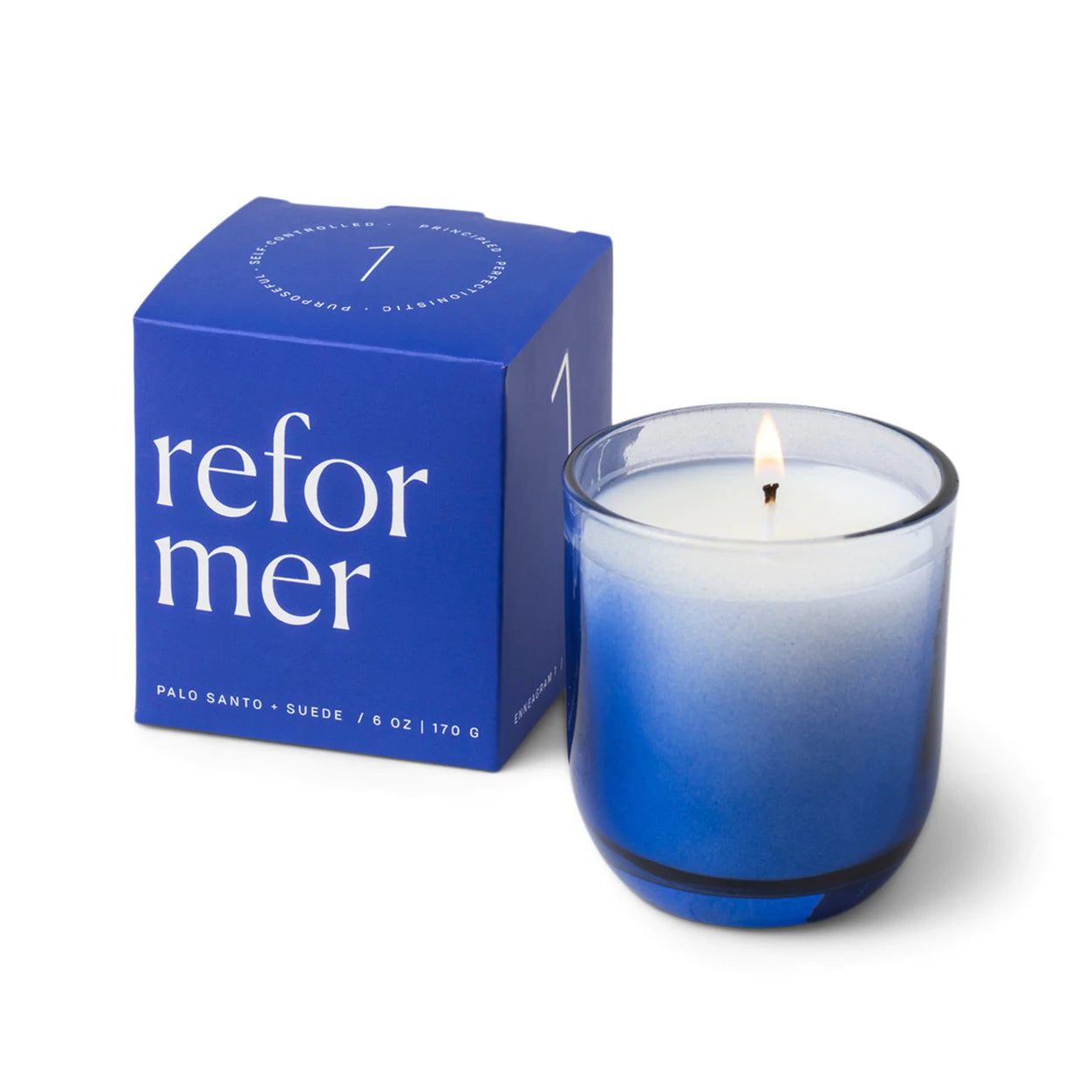 Paddywax Enneagram #1 Reformer 6 oz Candle - Palo Santo + Suede Candle - Eden Lifestyle