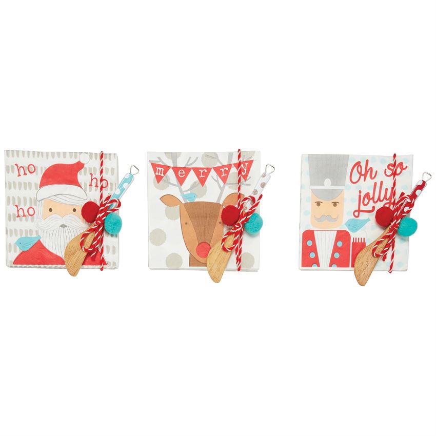 Mud Pie, Home - Serving,  Mud Pie - Christmas Paper Napkins