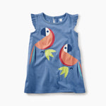 Tea Collection, Baby Girl Apparel - Dresses,  Parrot Graphic Baby Dress