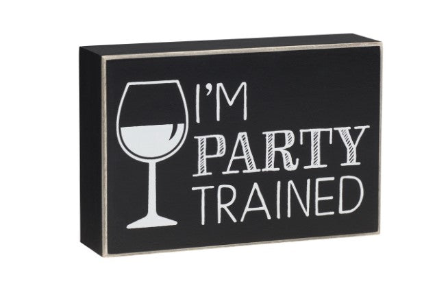Collins, Home - Decorations,  Party Trained Box Sign