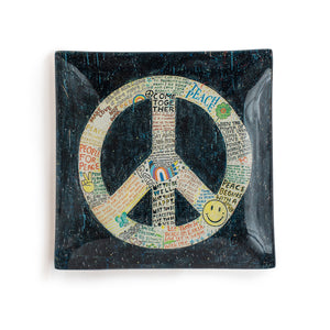 Square Decoupage Plate - Eden Lifestyle