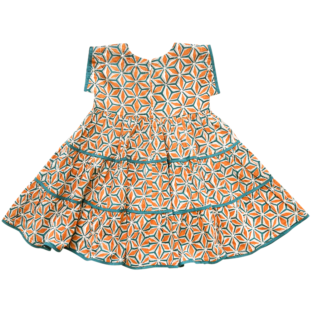 Girls Peachy Dress - Kaleidoscope - Eden Lifestyle