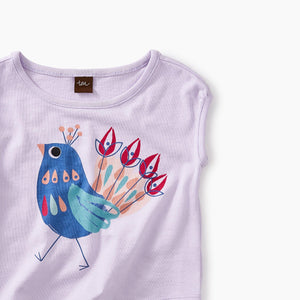 Tea Collection, Baby Girl Apparel - Shirts & Tops,  Peacock Graphic Baby Tee