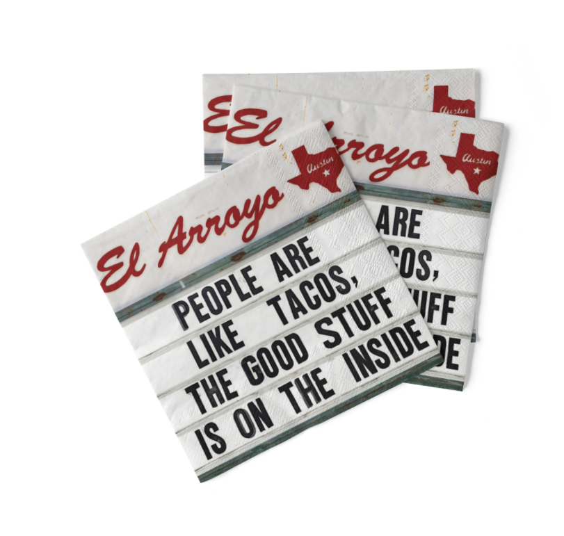 Cocktail Napkins (Pack of 20) - People Are Tacos - Eden Lifestyle