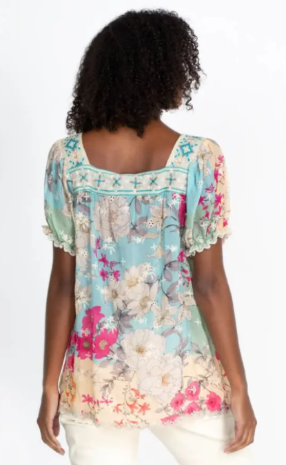 Johnny Was Permint Padme Blouse - Eden Lifestyle