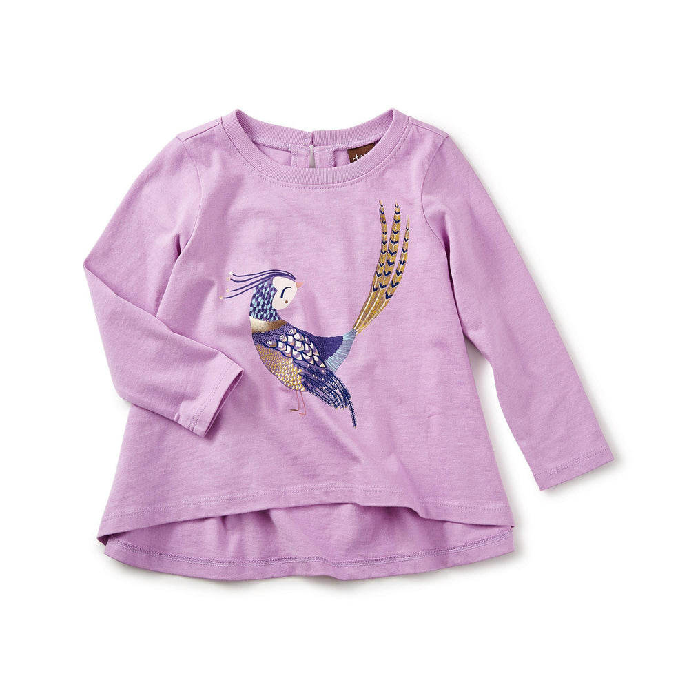 Tea Collection, Baby Girl Apparel - Tees,  Pheasant Graphic Tee