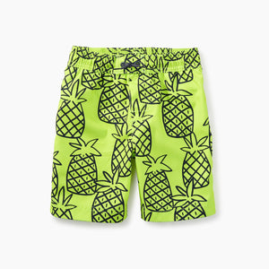 Tea Collection, Boy - Swimwear,  Pineapples Print Swim Trunks
