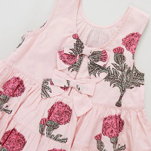 Girls Eloise Dress - Blush Marigold - Eden Lifestyle