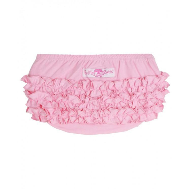 Ruffle Butts, Baby Girl Apparel - Bloomers,  Pink Knit RuffleButt