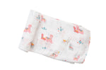 Angel Dear, Baby - Swaddles,  Angel Dear Pink Llama Swaddle Blanket
