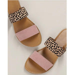 Eden Lifestyle, Shoes - Women,  Pink Leopard Slides