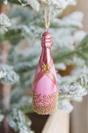 Champagne Bottle Ornaments - Eden Lifestyle