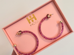 Pink Glitter Hoo Hoops - Eden Lifestyle