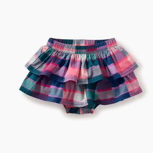 Tea Collection, Baby Girl Apparel - Bloomers,  Plaid Ruffled Bloomers - Madris Plaid