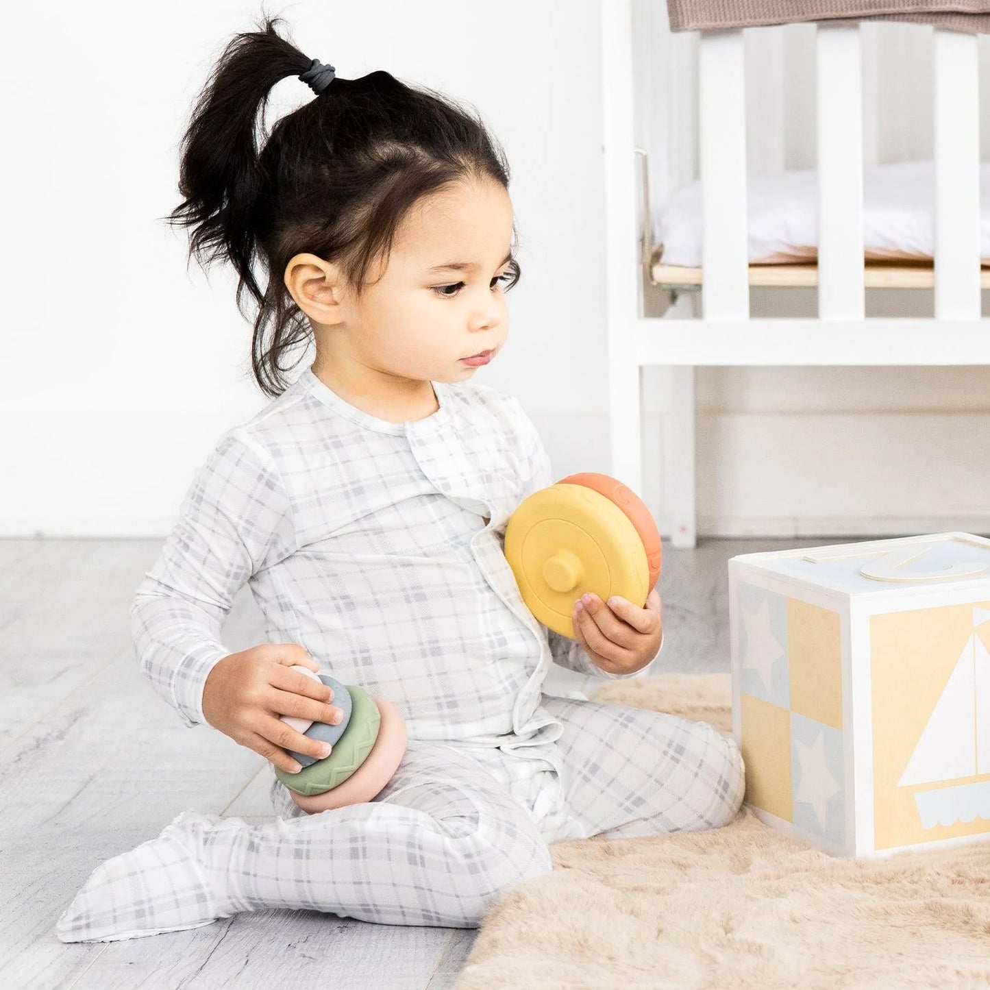 Magnetic Me by Magnificent Baby Plaidventure Modal Magnetic Footie - Eden Lifestyle
