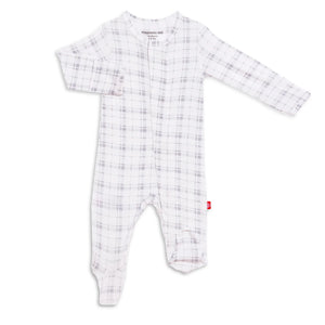 Magnetic Me by Magnificent Baby Plaidventure Modal Magnetic Footie - Eden Lifestyle