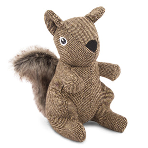 Tweed Squirrel Plush Dog Toy - Eden Lifestyle