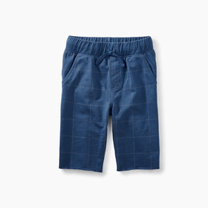 Tea Collection, Boy - Shorts,  Print Cruiser Shorts - Cobalt Windowpane