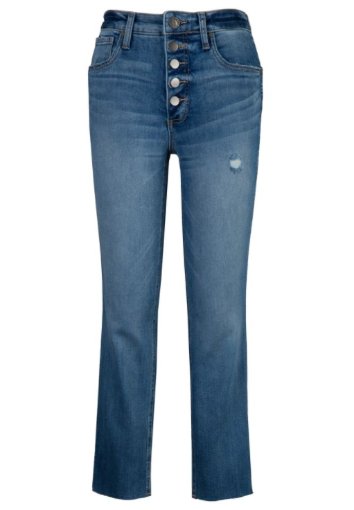 KUT from the Kloth Rachael High Rise Fab Ab Mom Jean (Insist with Medium) - Eden Lifestyle