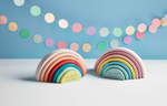 Mud Pie Rainbow Stacking Toy - Eden Lifestyle