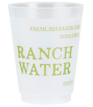Ranch Water Party Cups - Eden Lifestyle