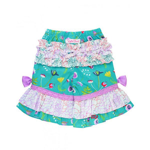 Ruffle Butts, Girl - Shorts,  Sweet Meadow Ruffle Capris