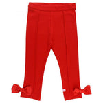 Ruffle Butts, Girl - Pants,  Red Ponte Pants