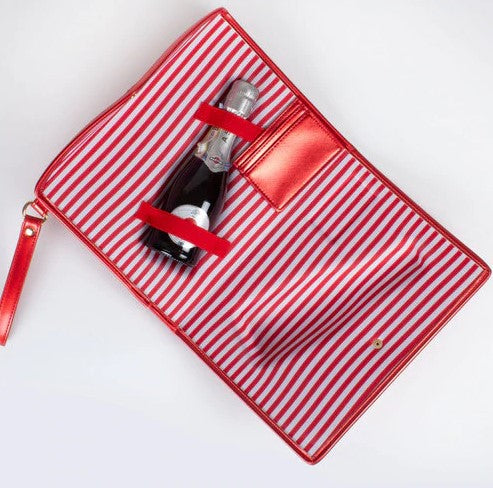 Eden Lifestyle Boutique, Accessories - Handbags,  Red Small Champagne Clutch